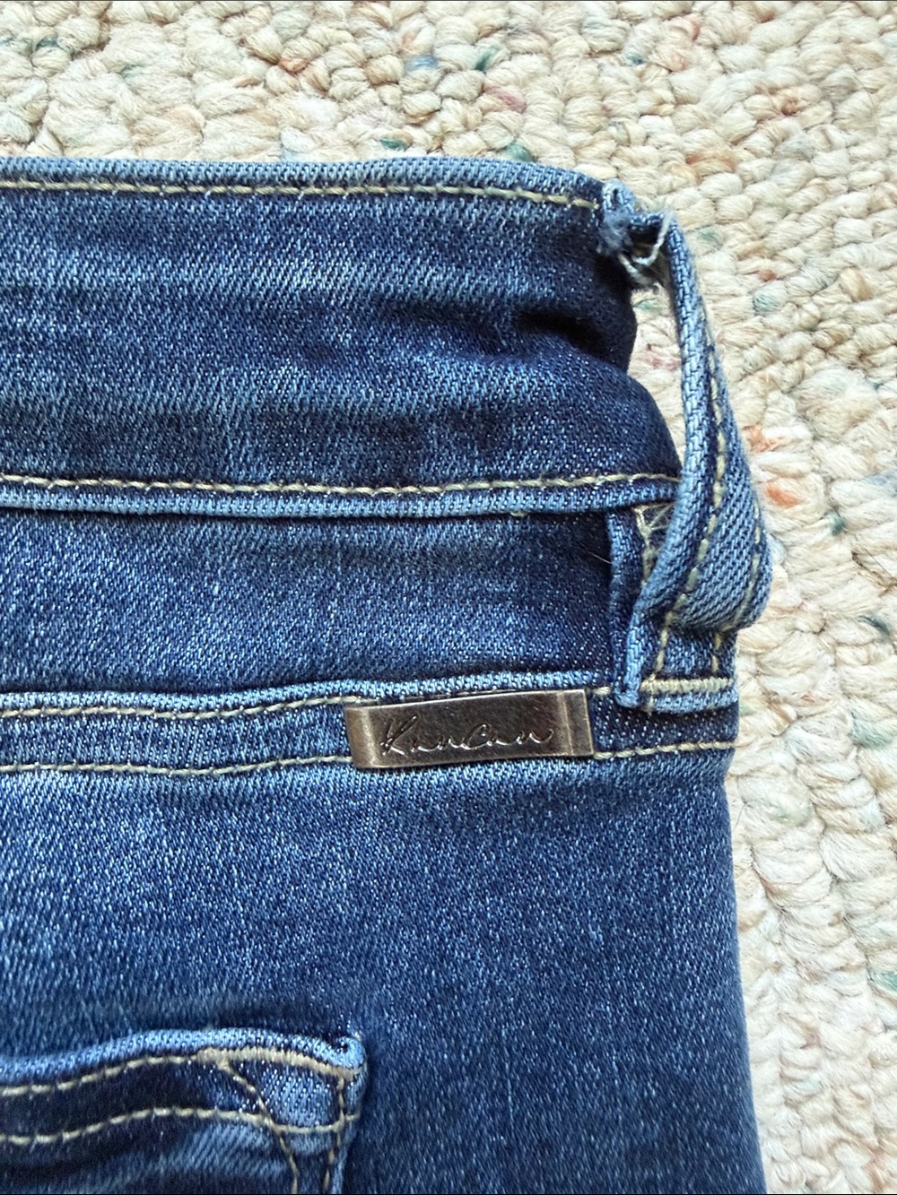 KanCan Dark Blue Flare Jeans - Picture 4 of 4